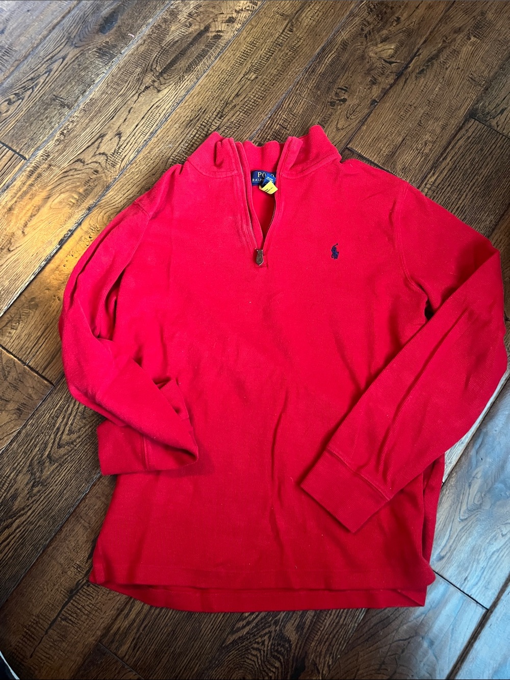 Ralph Lauren Red Quarter-Zip Pullover